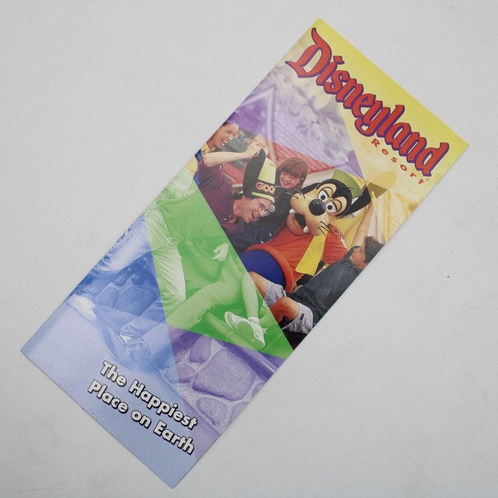 Disneyland Resort Brochure Pamphlet 2000 45 Years Splash Mountain Indiana Jones